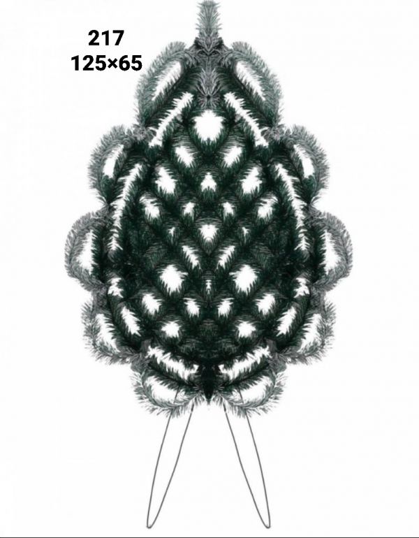 Ритуальні товари Вінок без прикрас 217