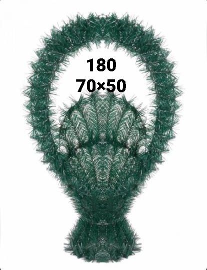 Вінок без прикрас 180