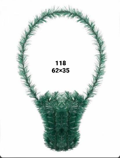 Вінок без прикрас 118