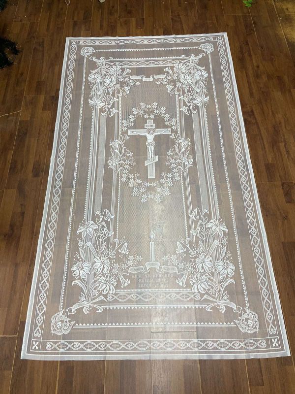 Ритуальні товари Ритуальне покривало Тюлеве RB45013005011 85-205 см