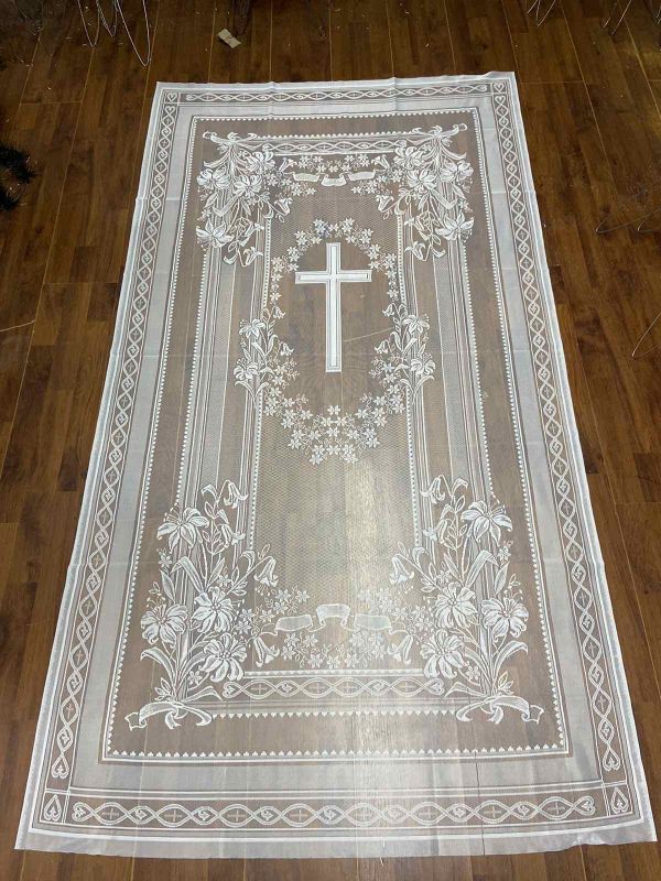 Ритуальні товари Ритуальне покривало Тюлеве RB4911650005 210-110 см