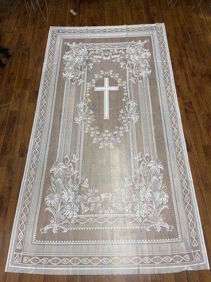 Ритуальні товари Ритуальне покривало Тюлеве RB4911650005 210-110 см