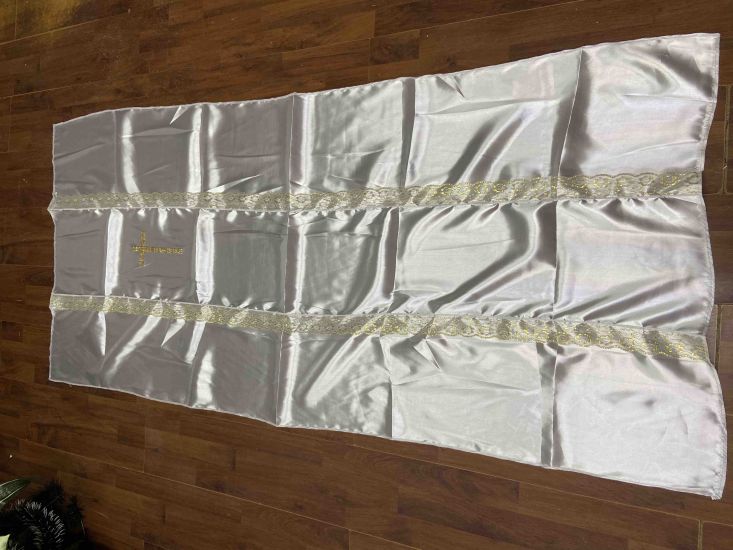 Ритуальні товари Ритуальне покривало KS011101 185-85 см Атлас