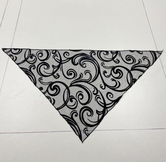 Косинка Велюр Завиток Новий