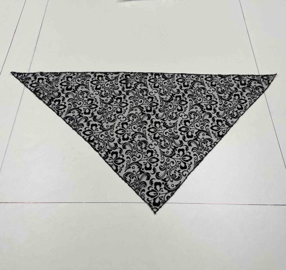 Косинка Велюр  Вензель (Завиток)