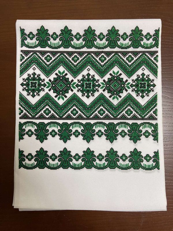 Ритуальні товари Рушник Вишивка з люрексом  Матеріал Габардин орнамент 5-2 145*28 см