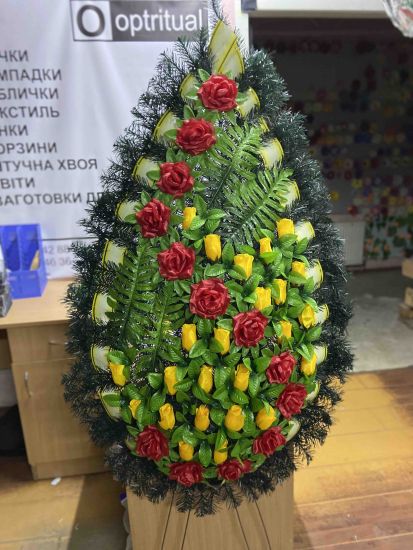 Ритуальні товари Вінок 203-1 180*80 см