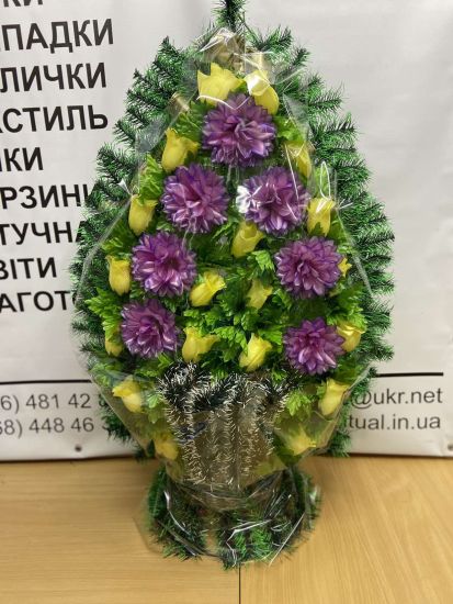 Ритуальні товари  Корзина Свічка 174 106*65 см