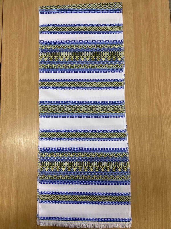 Ритуальні товари Рушник VF00700110 150*30 см Герб Машина вишивка