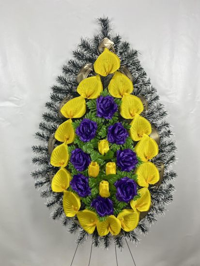 Ритуальні товари Вінок 531-8 145-65 см