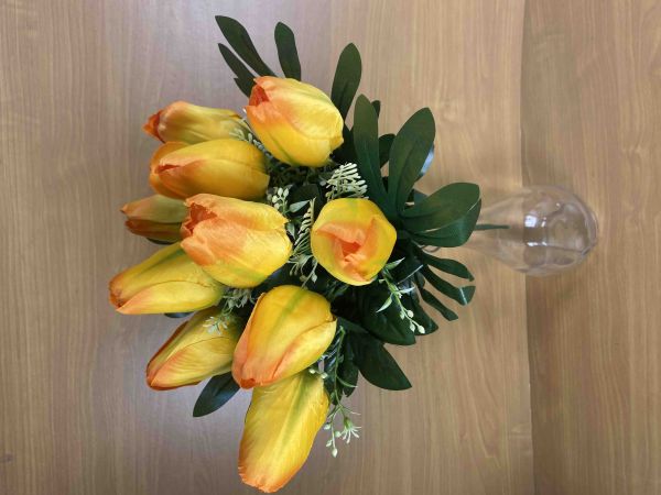 Штучні квіти Букет Тюльпан  R01501010 10 голів