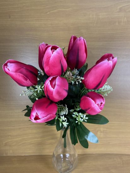 Штучні квіти Букет Тюльпан  R01501010 10 голів