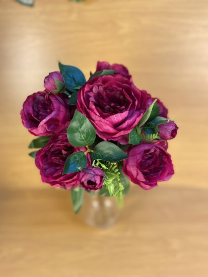 Штучні квіти Букет Піон з дітками 10 голів ОА 0023105