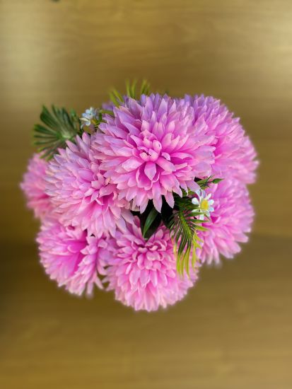 Штучні квіти Букет Айстра з дітками 12 голів ОА 00242010