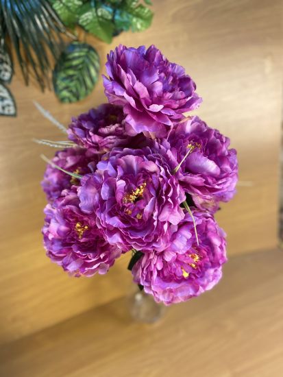 Штучні квіти Букет Піон 9 голів ОА 002752010