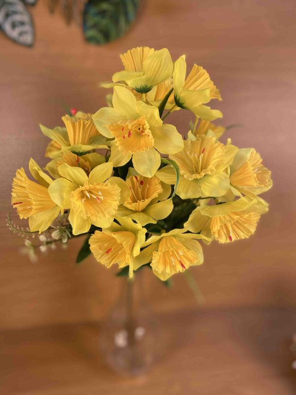 Штучні квіти Букет Нарцис 7 голів 21 квітка ОА 00125202