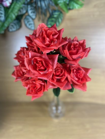 Штучні квіти Букет Троянда 14 голів ОА 00181010