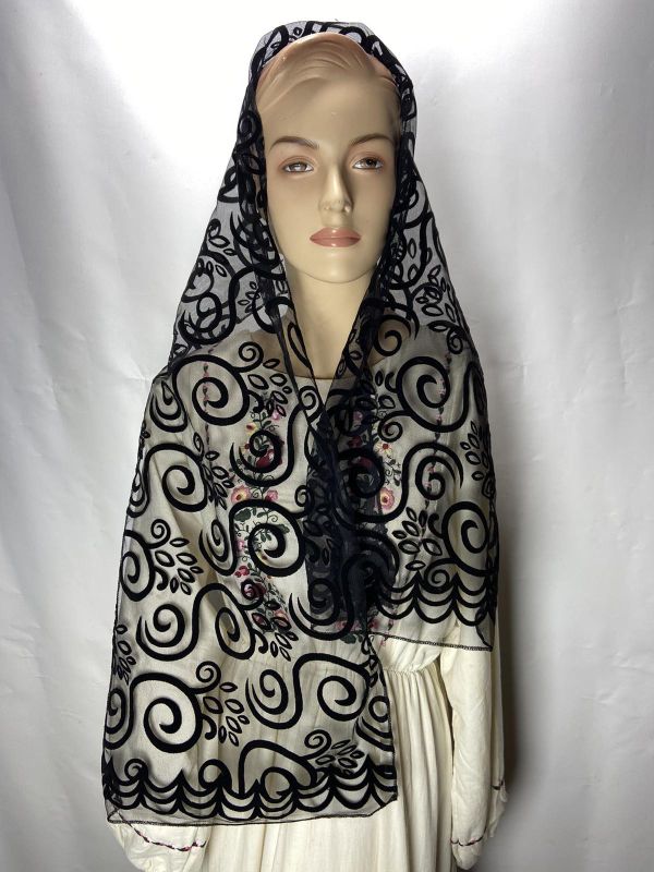 Шарф Велюр Завиток Новий 1 150*35 см